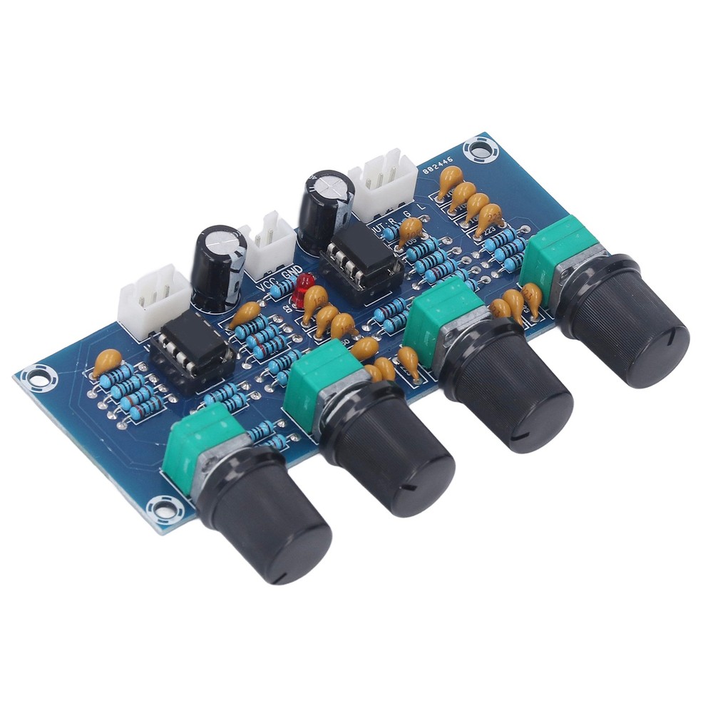 Dual Channel Preamp Module For Digital Amplifier DC 12V-24V New↑
