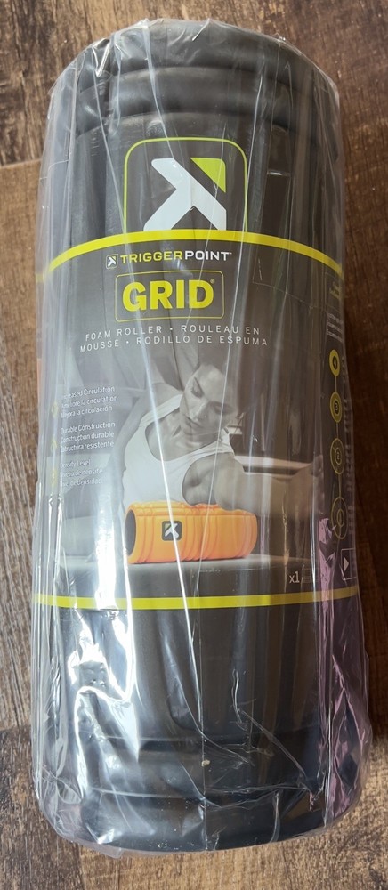 Trigger Point Performance Therapy GRID Black Foam Massage Roller 13 Inches