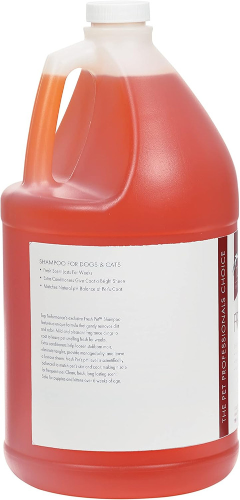 Fresh Pet Shampoo, 1-Gallon,Black