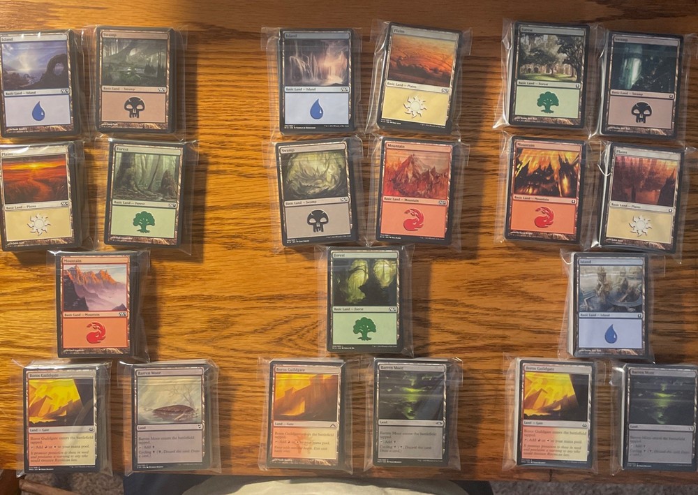 MTG: 285 Magic the Gathering Land - 85 Non-basic land & 200 Basic: 40X Each Land