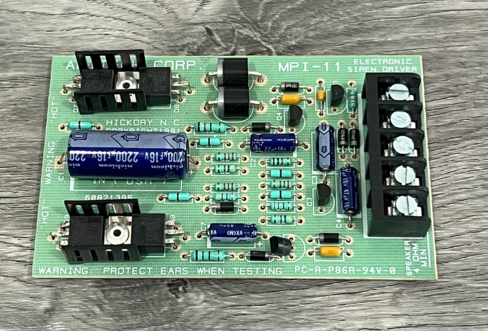 Aritech Corp MPI-11 Security and Fire System Electronic Siren Driver Module