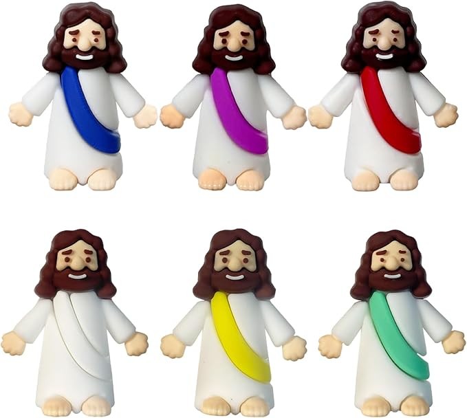 30 Pcs Jesus Toys Little Jesus Figurine Miniature Jesus Doll Tiny Jesus Figurin