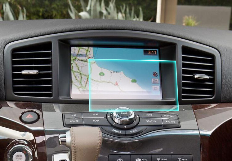 Crystal Clear Screen Protector for 2011 Nissan Quest Vehicle Navigation