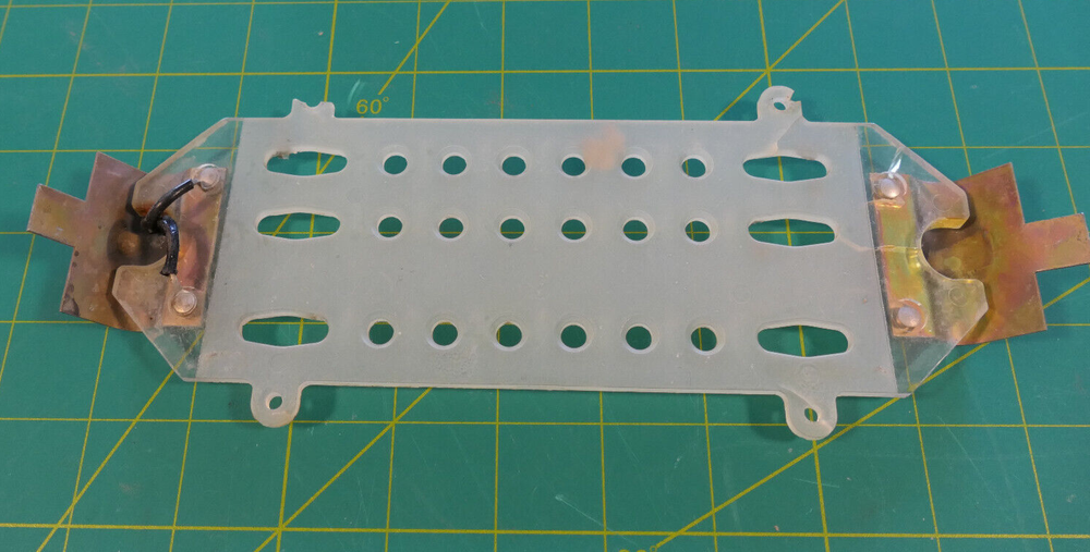Seeburg 3WA Wallbox Button Lighting Plate Assembly #1