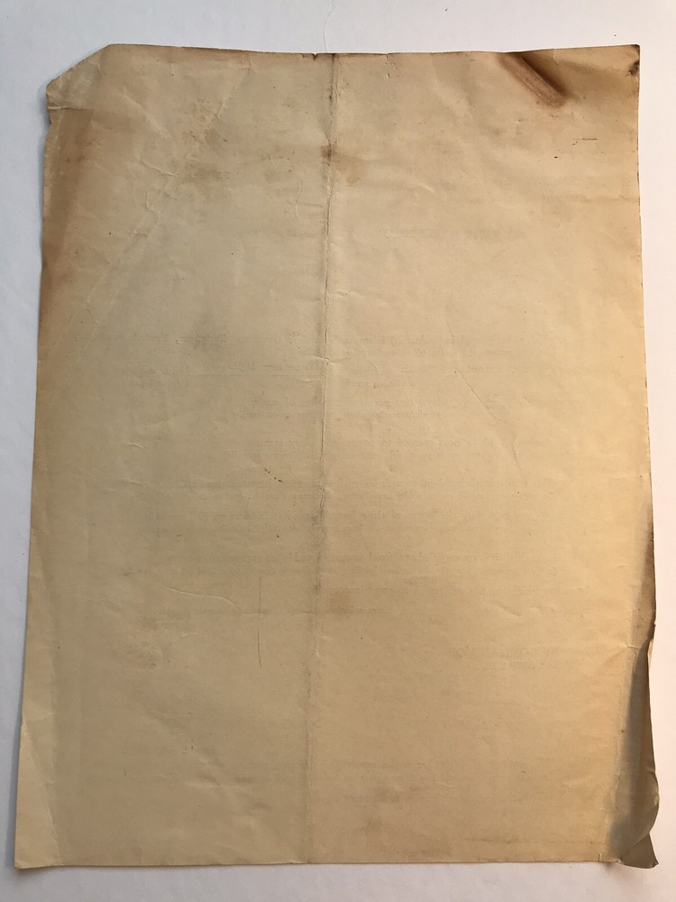 1954 Headquarters Quarter General Travel Orders Signed Original Document USAF