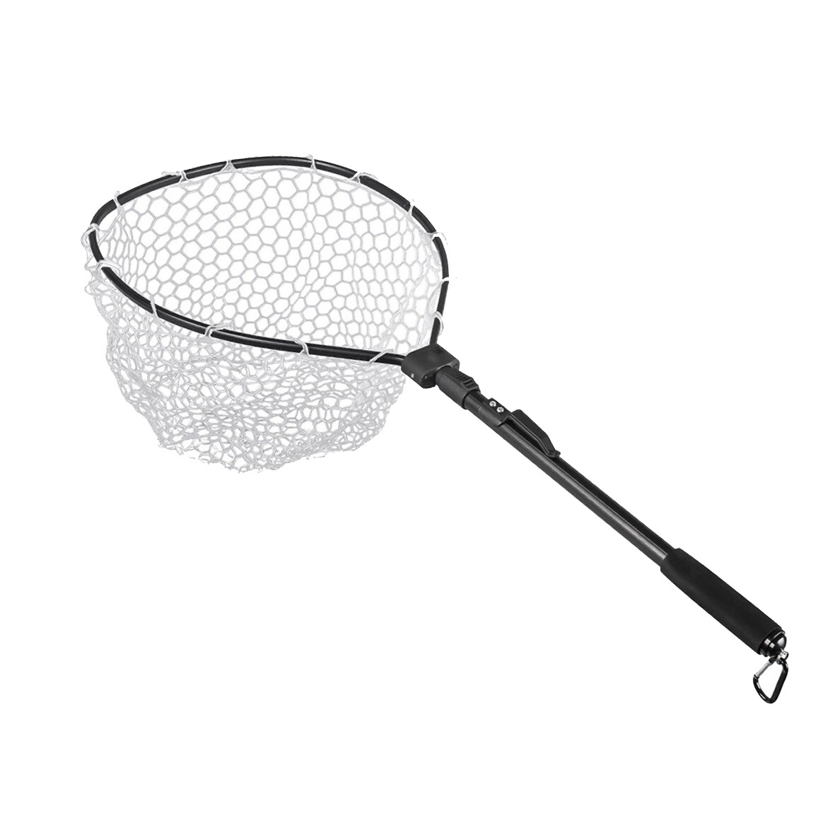 Fly Fishing Landing Net, Freshwater Fishing Net Trout Bass Net Soft Rubber Net