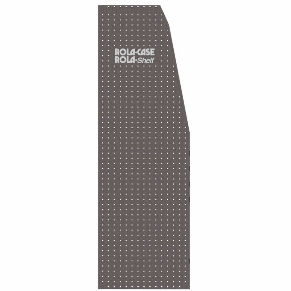 Rolacase RSPEP/MDRF/RIGHT Van Storage System Shelf End Panel Tapered Single Gray