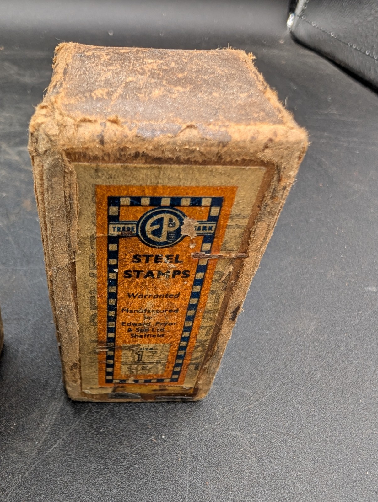 Vintage 1/16" Steel Letter/Number Stamp Punch Set Reversed - Read Description