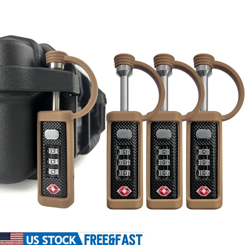 TSA Approved Hard Gun Case Lock Firearm Security Durable Portable Locks