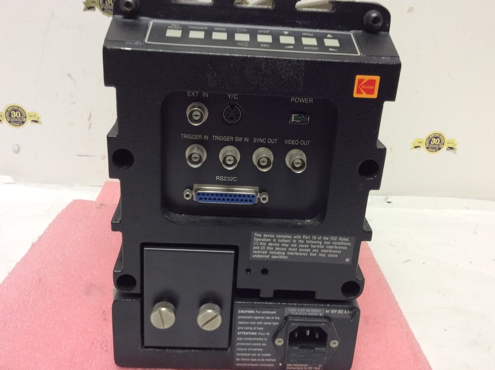 Kodak Motion Corder Analyzer model SR-1000c & PS-110 slow motion camera control
