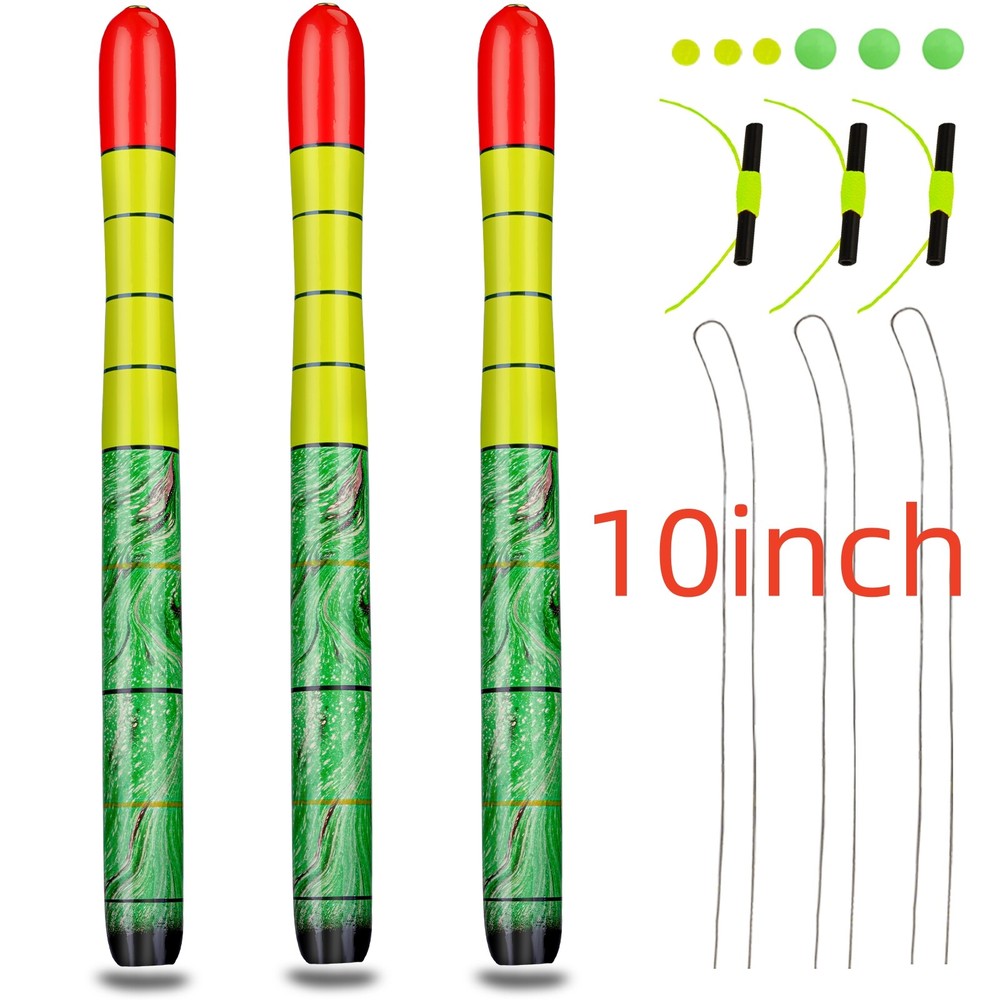 3pcs High Visibility Weighted Catfish Pole Floats Catfish Bobber Zing Float