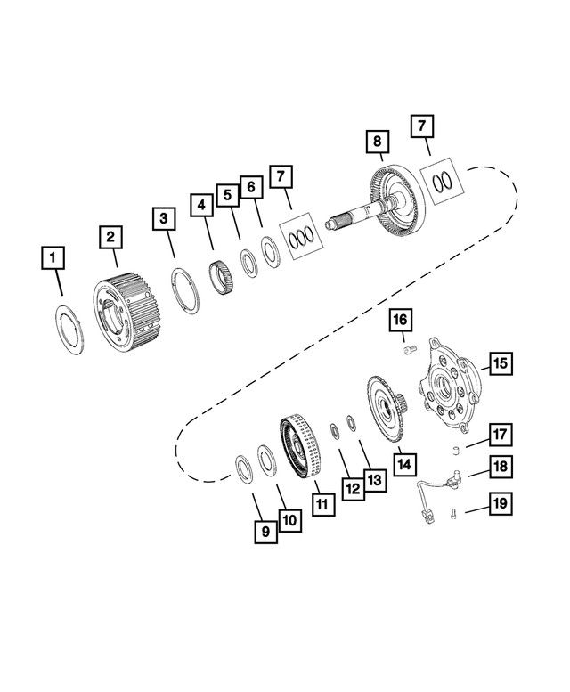 Genuine Mopar Thrust Bearing 68110965aa