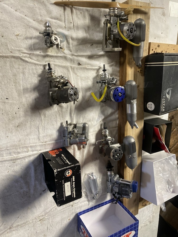 RC Glow Engines - For RC Plans Or “U” Control Line