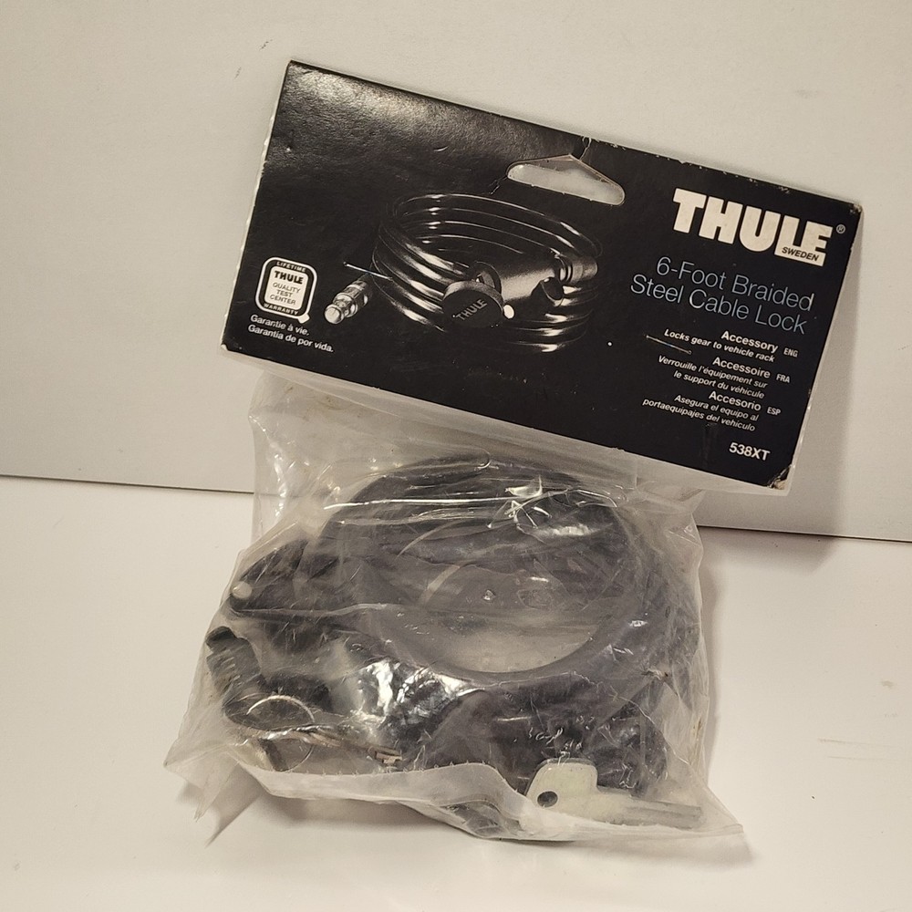 Thule 538XT 6' Braided Steel Cable Lock