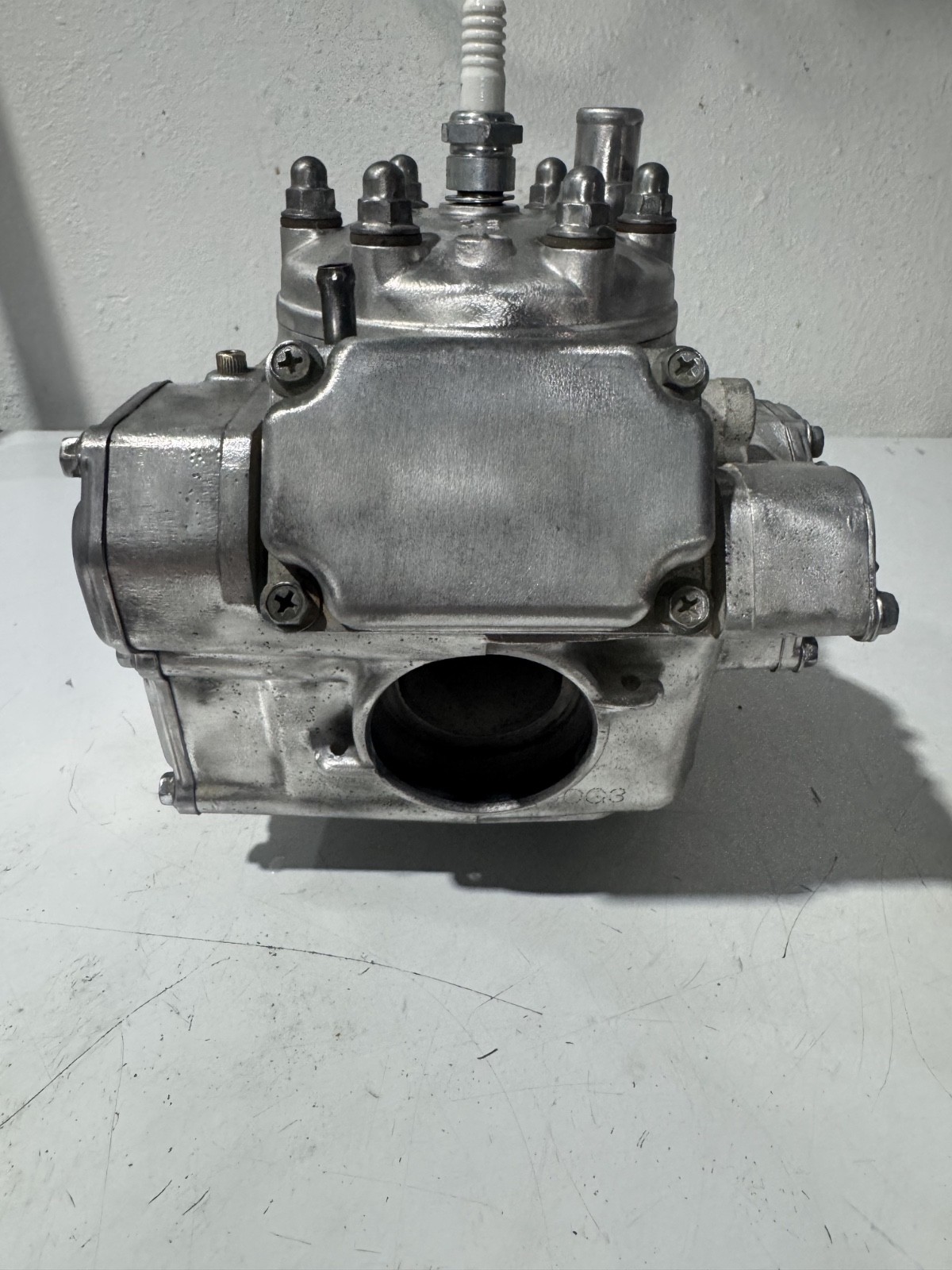 1996-2000 (00) SUZUKI RM250 OEM ENGINE CYLINDER JUG TOP END head powervalve