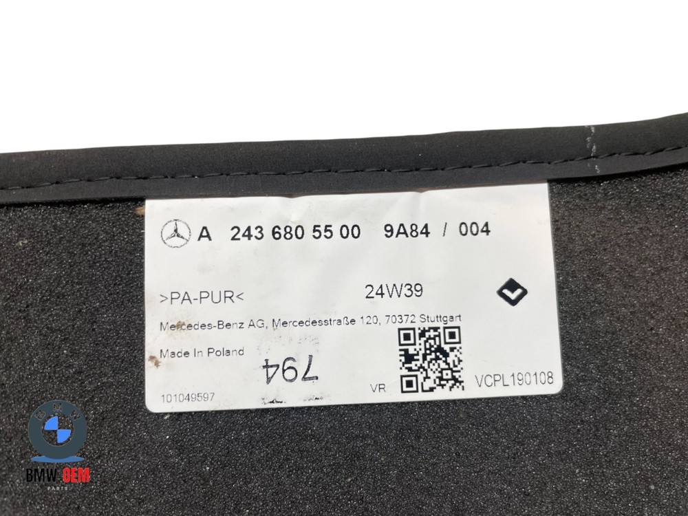 MERCEDES BENZ EQA FRONT REAR FLOOR MAT SET