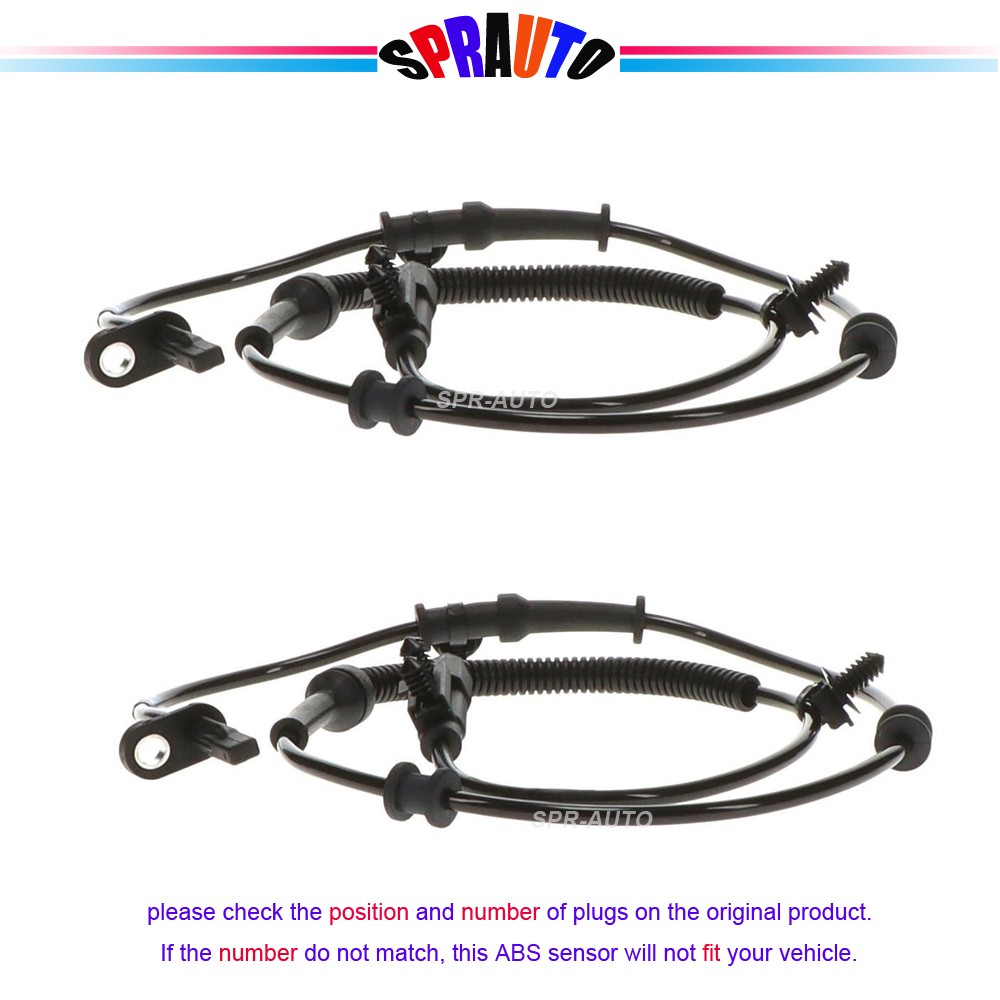 x2ABS Wheel Speed Sensor Front L & R For Dodge Durango Jeep Grand Cherokee 14-15