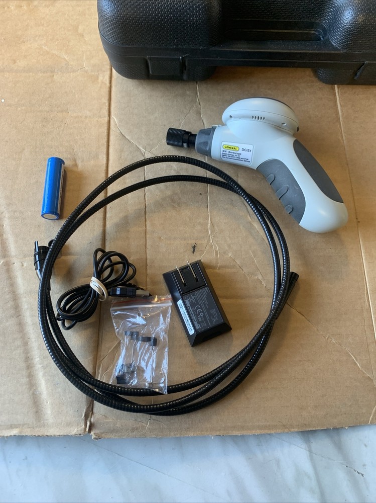 General Tools DCiS1 Wi-Fi Borescope - Real-Time Video Capture, Large Display