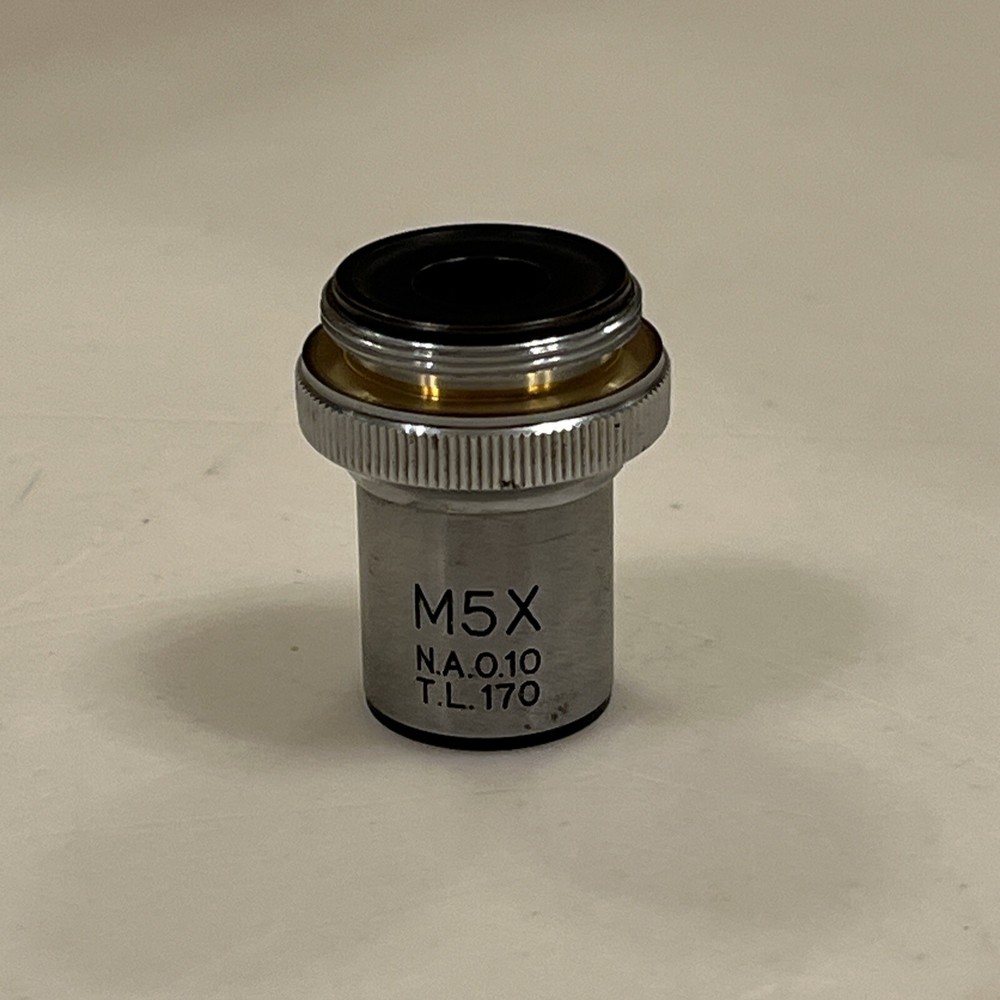 Unitron 88320 M5X Microscope Objective N.A. 0.10 T.L. 170