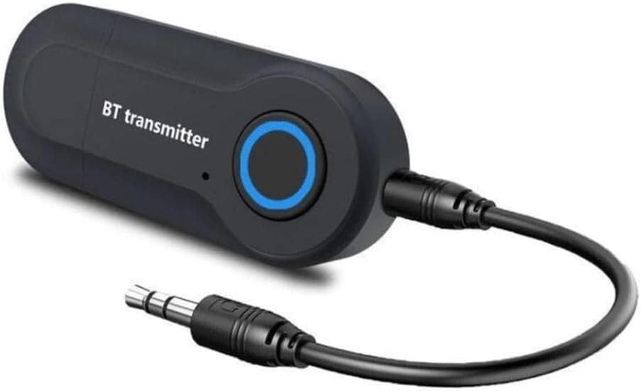 Bluetooth Transmitter Adapter, Wireless Portable Stereo USB Transmitter for TV