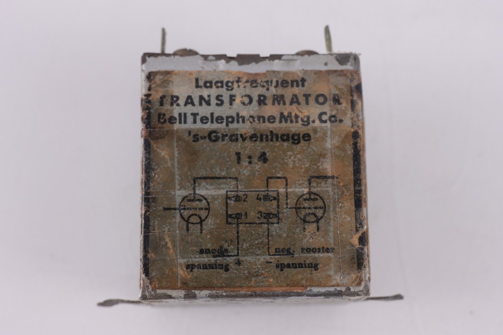 Gravenhage Bell Telephone 1:4 Audio Interstage Transformer
