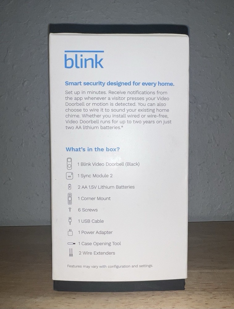 Blink Video Doorbell Plus Sync Module 2 - Battery or Wired