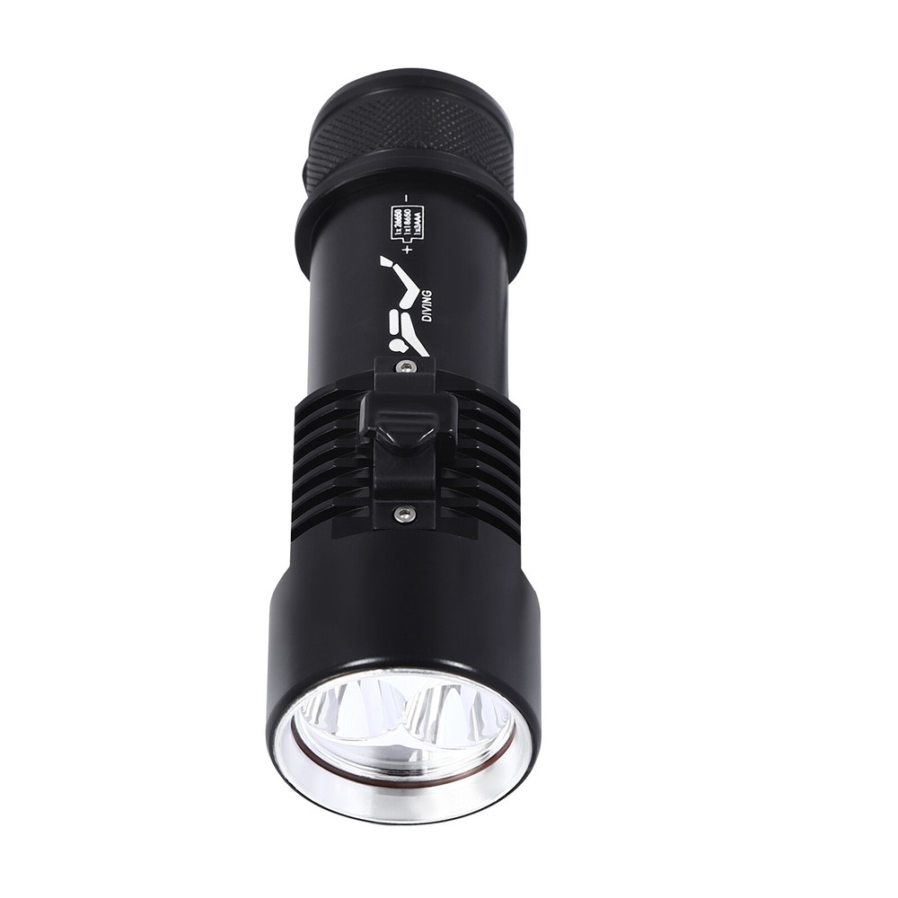LED Dive Light, Waterproof Compact Bright Diving Torch, Submersible Flashlight