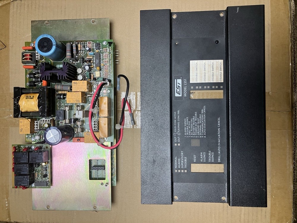 Edwards EST, LSS4,  FACP CPU Replacement Board With Power Supply - Rare
