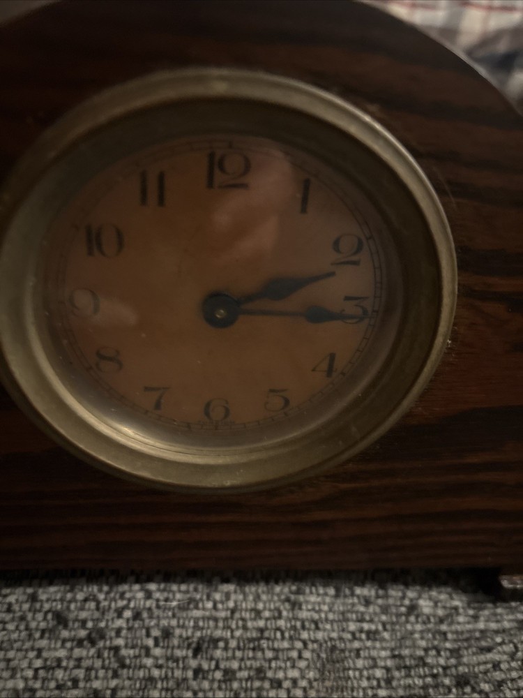 Vintage Napoleon Hat Mantel Clock Not Tested