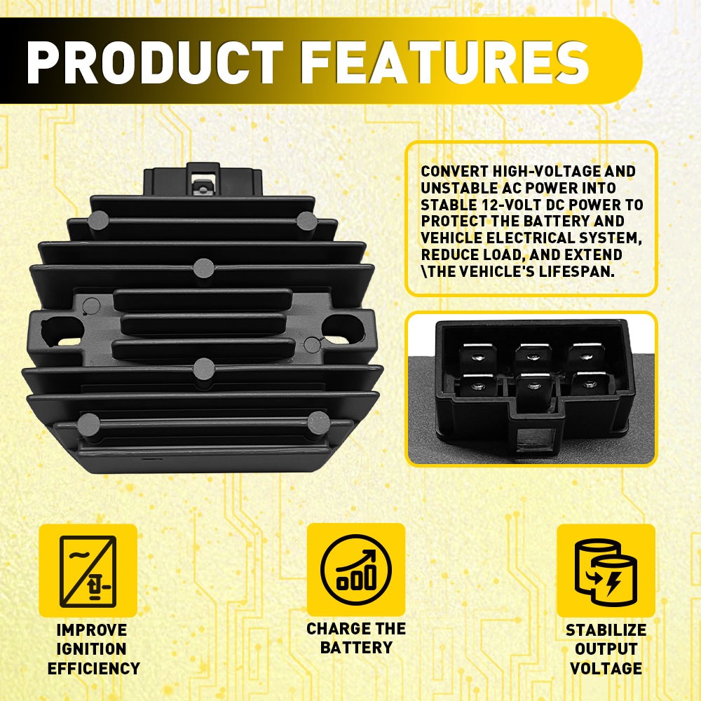 Regulator Rectifier for Kawasaki Mule 2510 2520 KAF620 1994 1995 1996 1997-2000