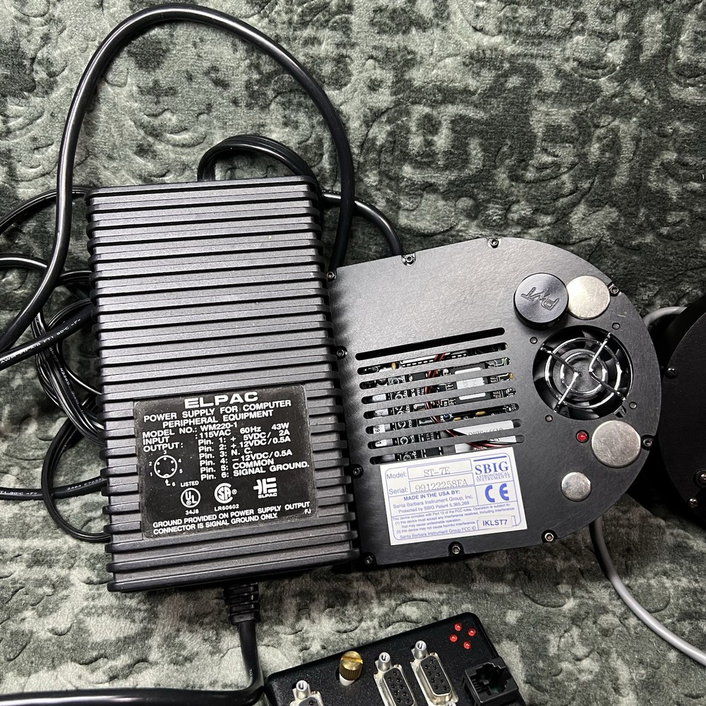 Sbig ST-7E Asteonomy Camera w/ CFW-8 Filter Wheel UNTESTED