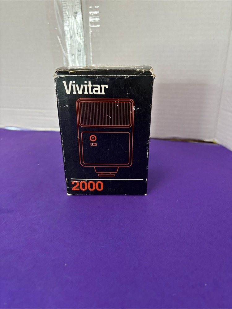 Vivitar Automatic Electronic Flash 2000 Hot Shoe Mount Universal Auto Manual