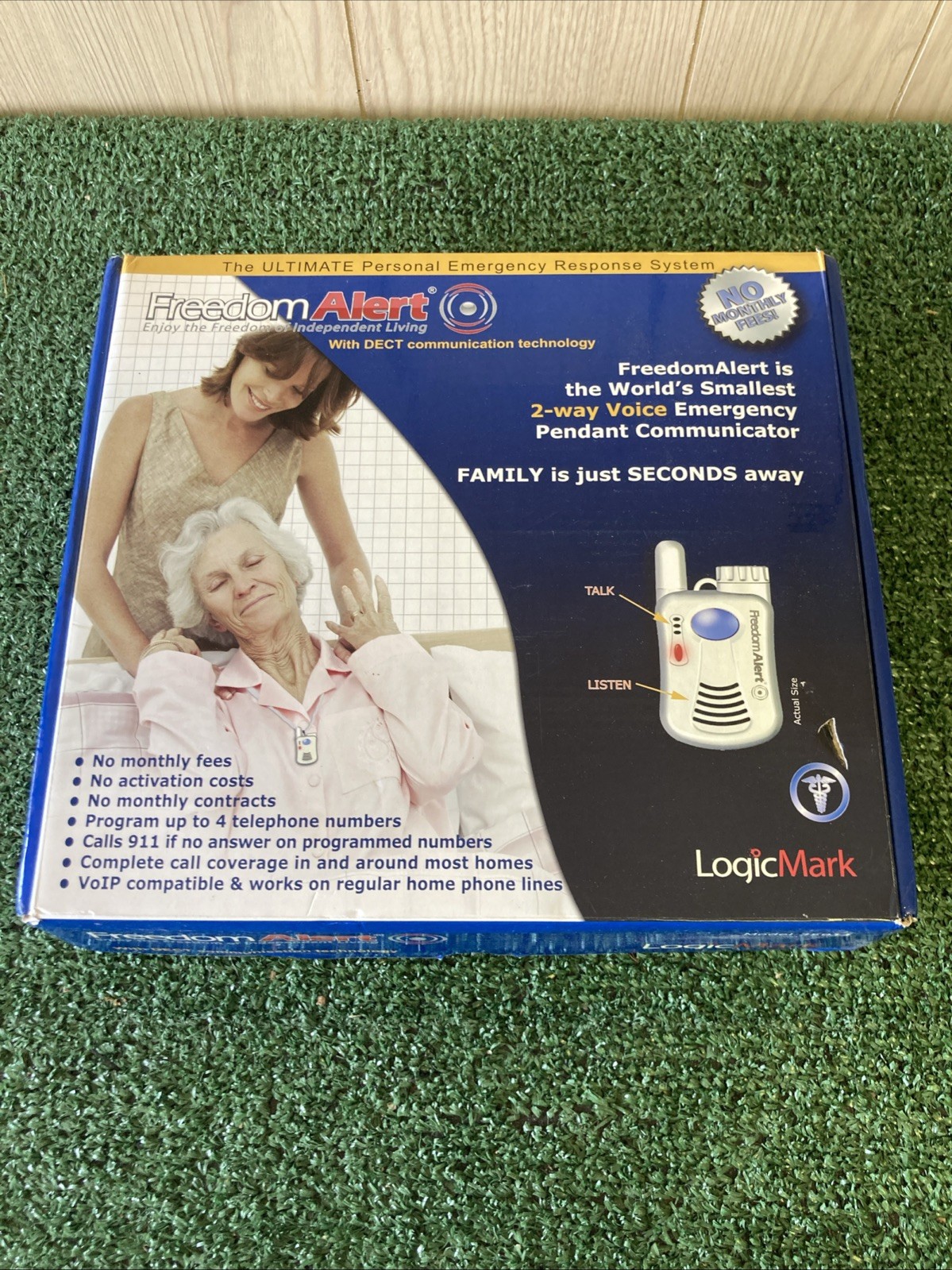 LogicMark 35911 Freedom Alert Personal Emergency Response System (OKEB-02-045)
