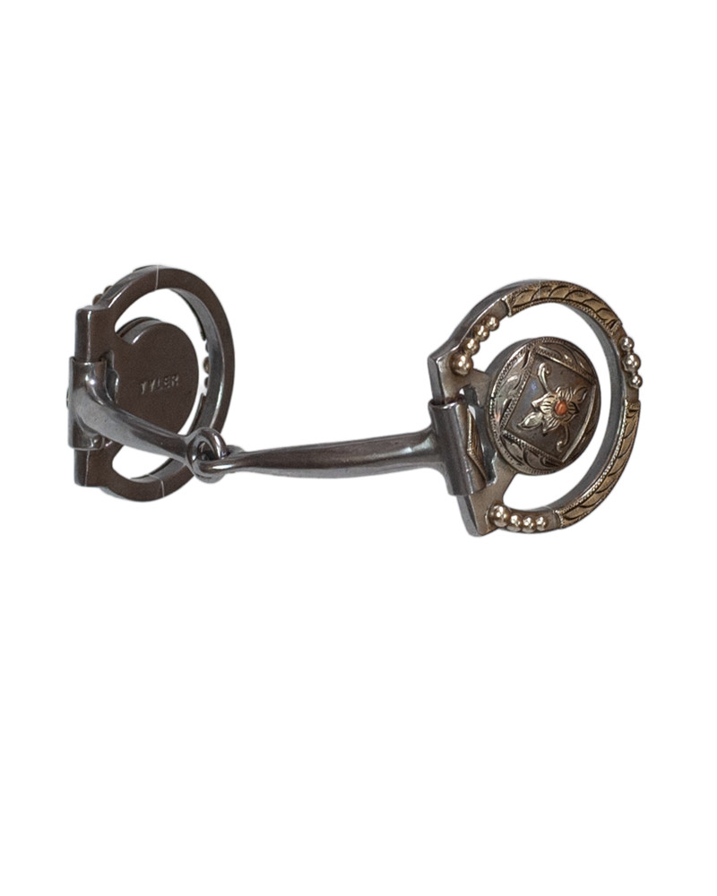 Tyler Floral Sweet Iron Smooth D-Ring Bit