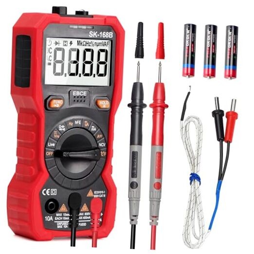 TRMS 4000 Counts Volt Meter Digital Multimeter Tester - Auto-Ranging Fast
