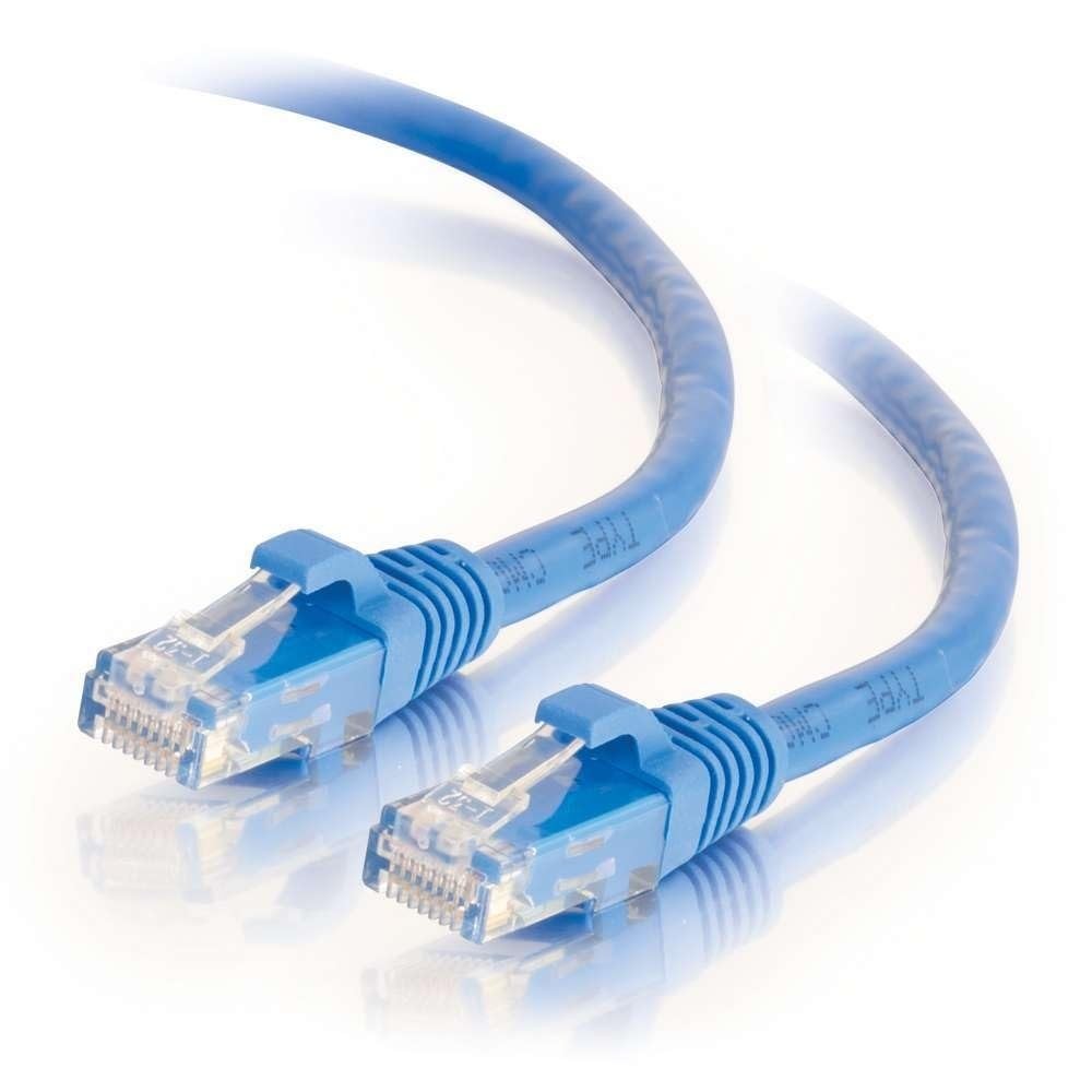 Q-Series CAT6 Booted Patch Cords, Blue, 50 FT Ethernet Cable