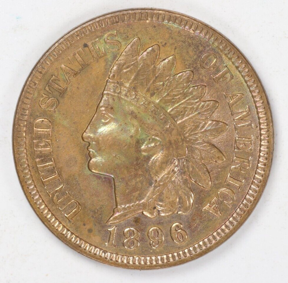 1896 Indian Head Cent 1c.