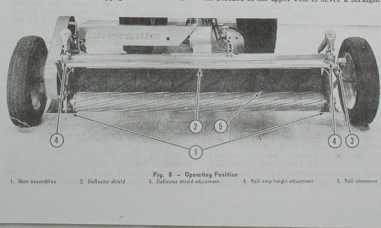 Massey Ferguson MF-40 Hay Conditioner Crimper PTO Driven Owner's Manual