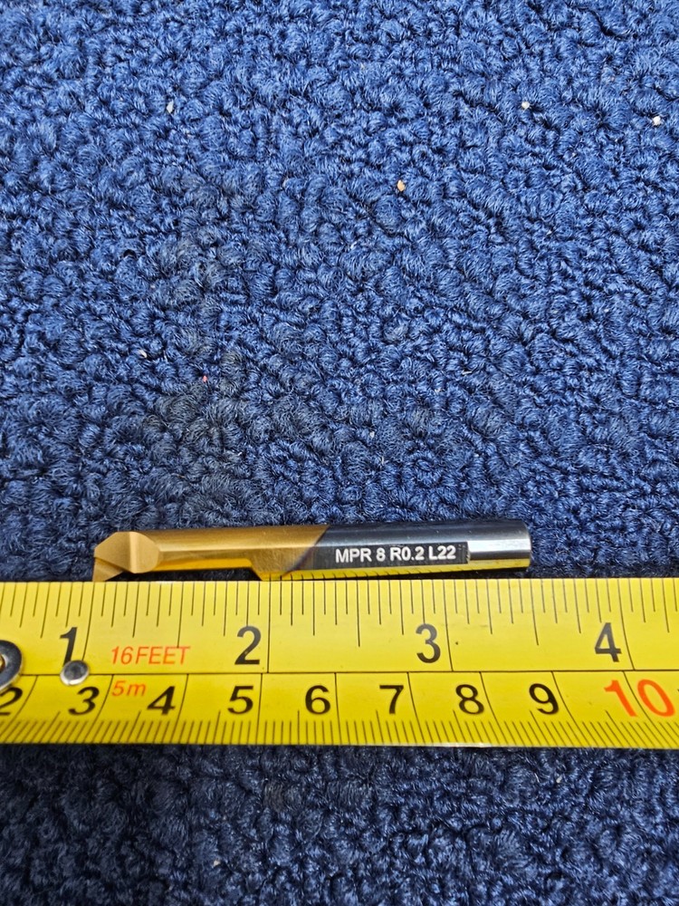 Carmex MPR 8 R0.2 L22: Solid Carbide Profile Boring Bar