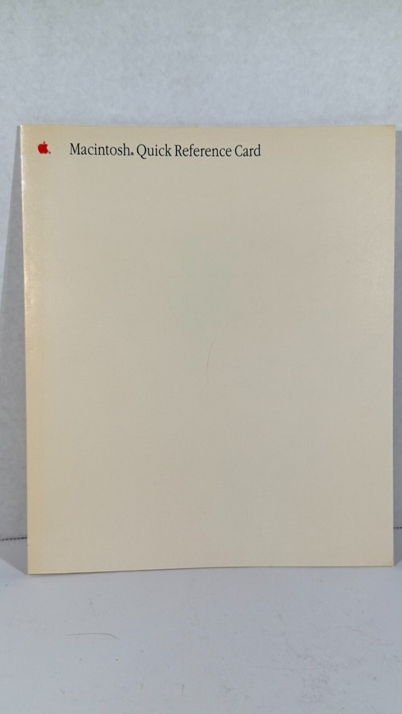 Vintage Macintosh Manuals! Mac II Owner's Guide, Utilities User's Guide,Ref Card