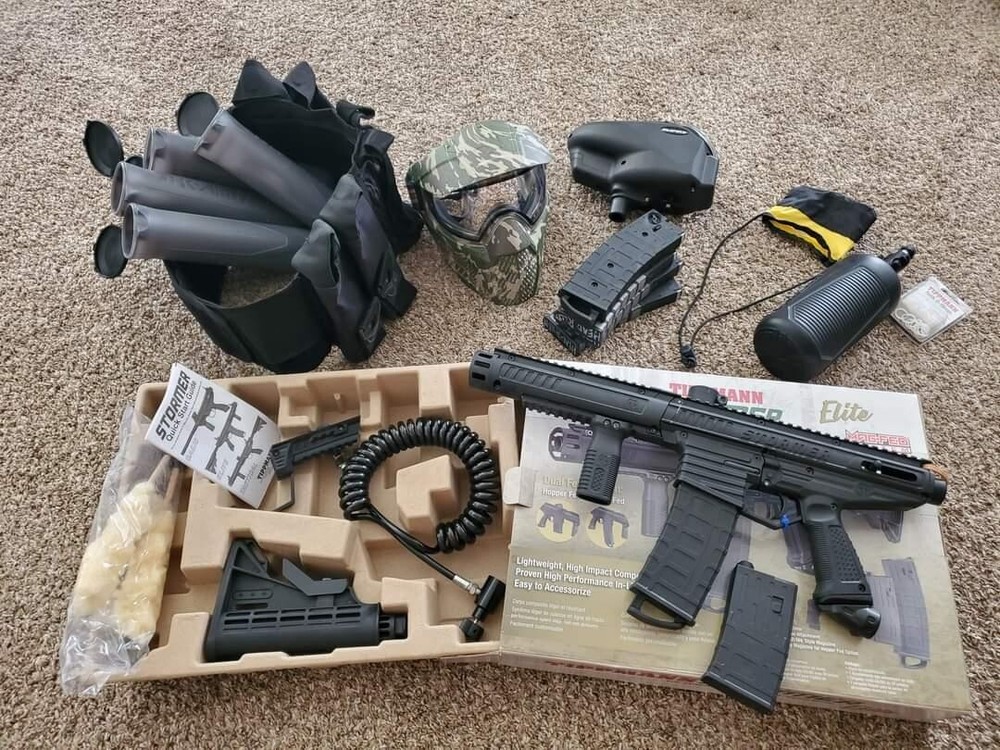used paintball gun package