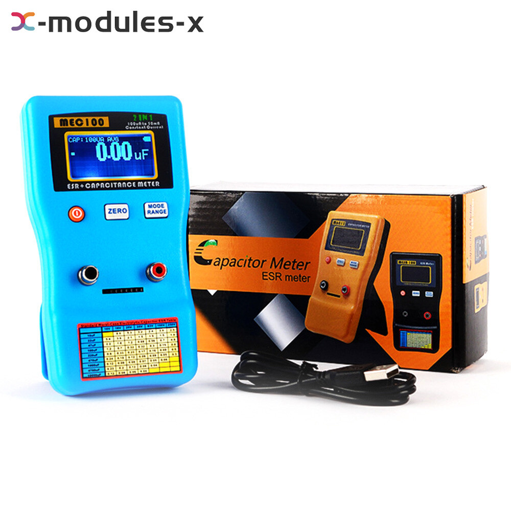 MEC-100 High-precision Capacitance Analyzer ESR Meter Digital Display Auto Rang