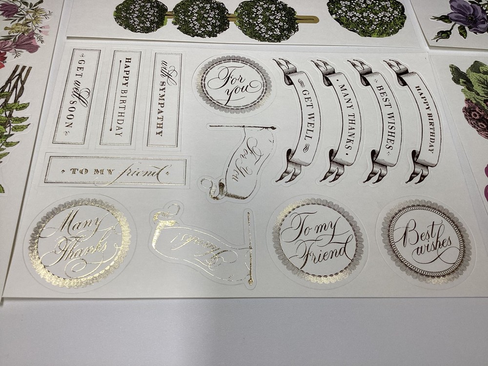 Anna Griffin Trelliage Die Cuts 8 Sheets RARE