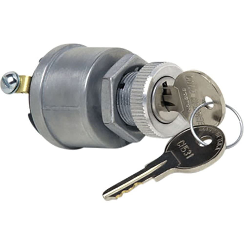 Cole Hersee 9579-BP 4 Position Key Ignition Switch