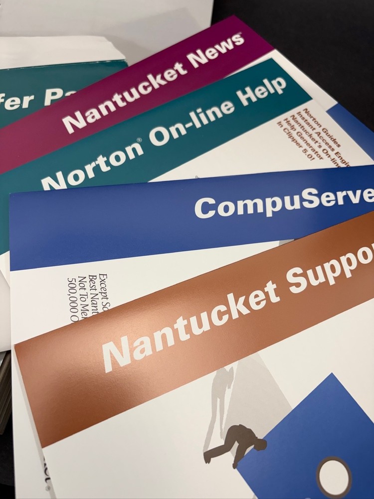 Nantucket Clipper v5.01 Application Development System IBM PS/2 PC XT AC 5.25