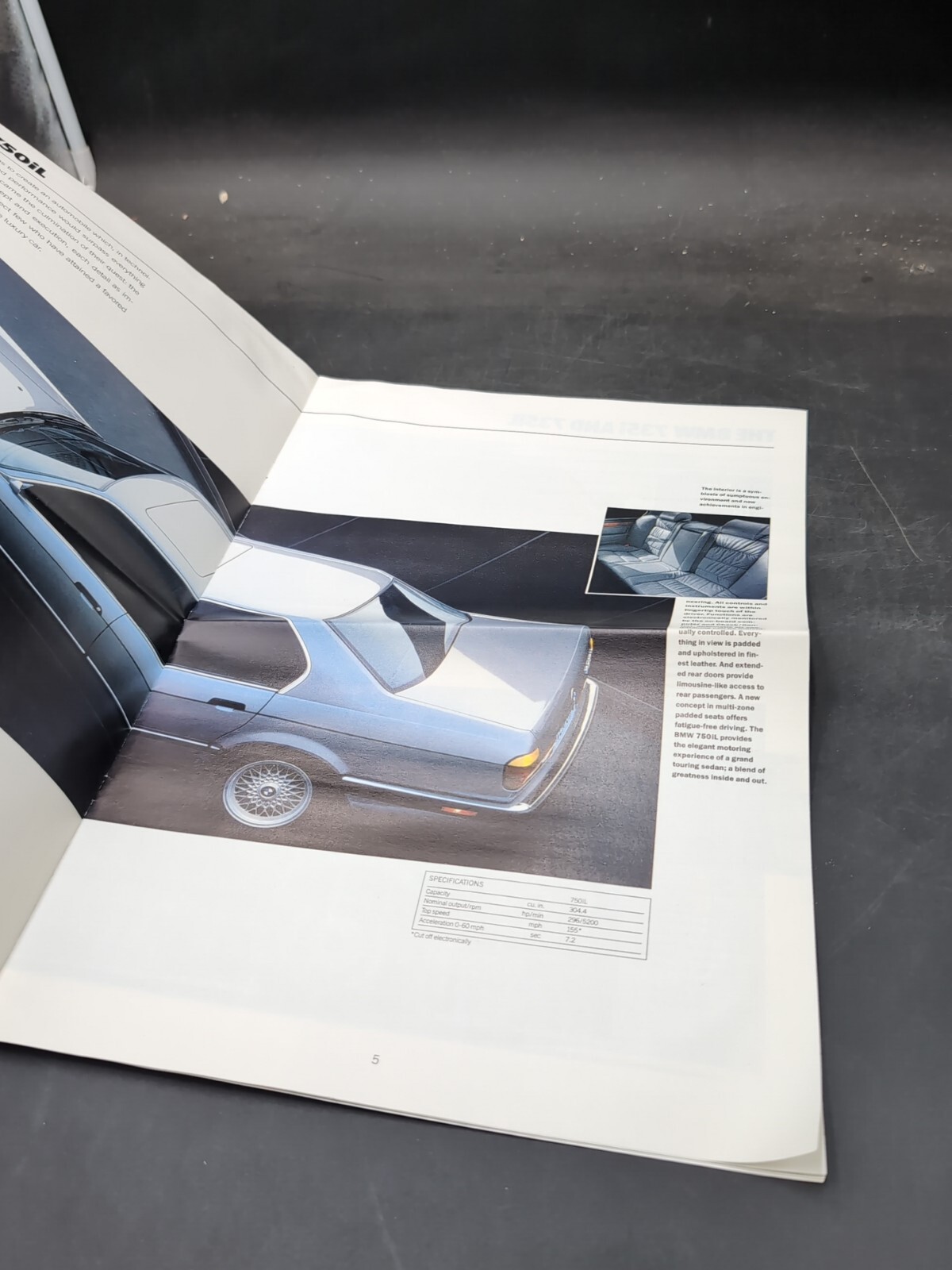 Vintage BMW AUTOMOBILES 1990 Brochure Pamphlet Sales Brochure Dealer Original