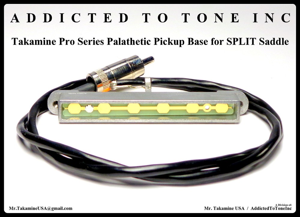 Takamine PRO SERIES Palathetic STEEL String Pickup Assembly / SPLIT Saddle / OEM