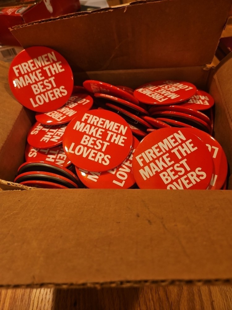 Fire Men Buttons
