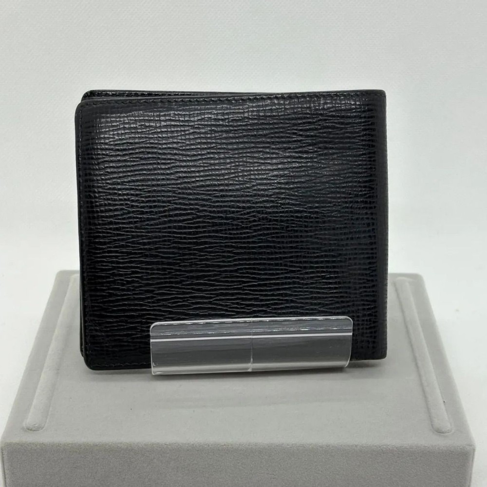 LOEWE Two-Fold Wallet Anagram Embossed Leather