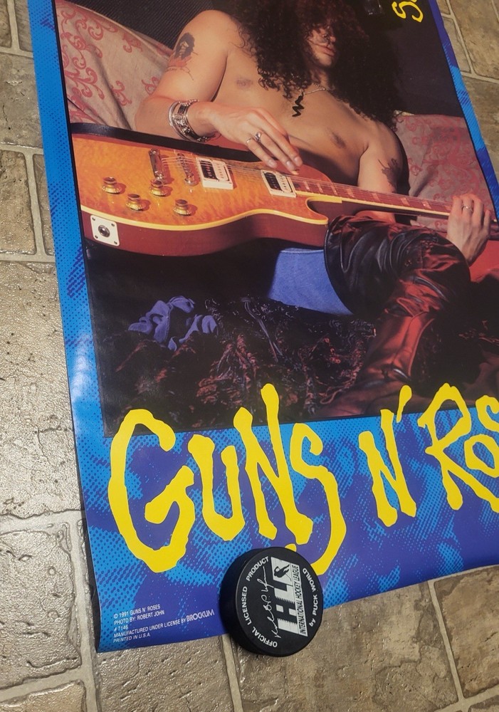 Vintage Slash Poster Guns N Roses 1991 22.5” x 34.5”
